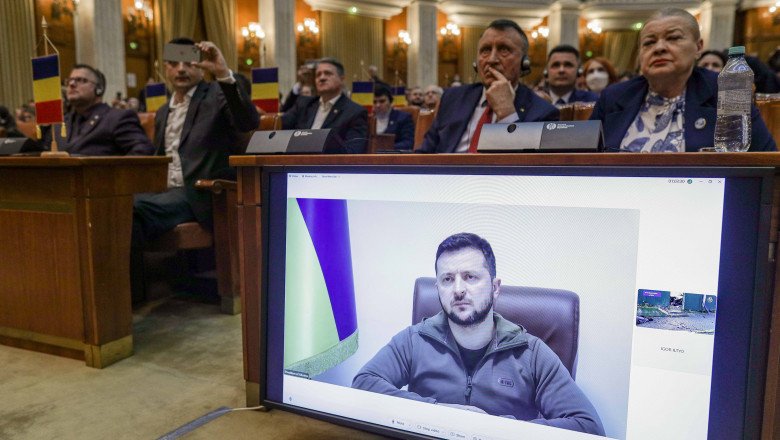 Care este explicația Camerei Deputaţilor cu privire la problemele din timpul discursului lui Zelenski
