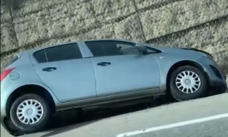 Accident pe Valcele - Apahida. Două mașini făcute praf