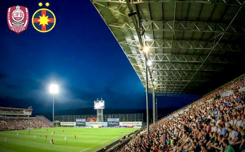 Biletele la derbyul CFR Cluj împotriva rivalei FCSB, pe terminate