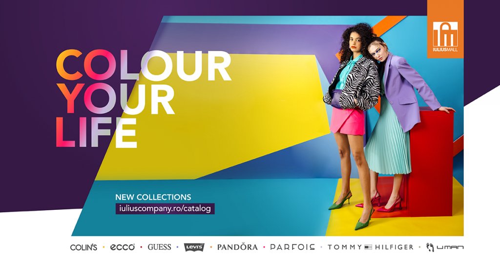 „Colour your life” sau cum să-ți îmbunătățești starea de spirit cu noile colecții de la Iulius Mall Cluj