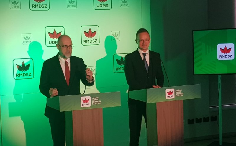 Kelemen Hunor și Ministrul maghiar de Externe, la Cluj: „Cetățenii Ungariei au ales pace și siguranță”