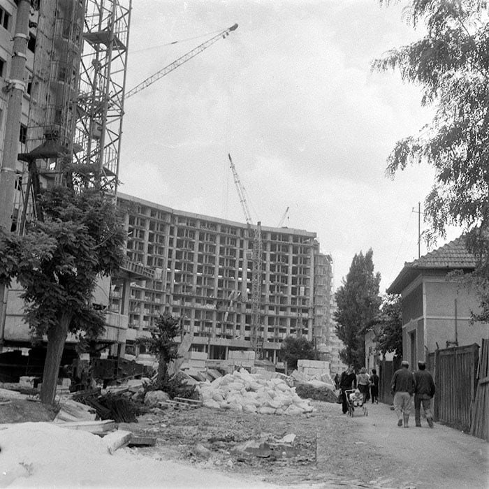 IMAGINI de la construirea cartierului Mărăști, mărturie clară a erei socialiste. Cum vrea ACUM să modernizeze zona Primăria Cluj-Napoza