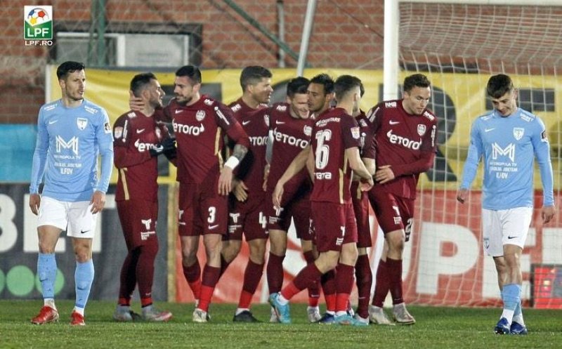 CFR Cluj dă semne de revenire. Campioana se întoarce cu toate punctele de la Voluntari