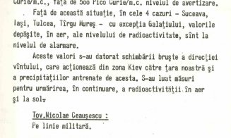 Accidentul de la Cernobîl din 1986. Stenograma ședinței cu Nicolae și Elena Ceaușescu/ HARTA cu zonele de contaminare radioactivă