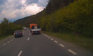 Șofer kamikaze în Cluj-Napoca. Depășiri la limită pe drumul Sfântul Ioan: "Cine poate trezi la realitate astfel de șoferi?"