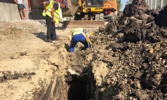 Se extinde rețeaua de apă și canalizare într-o localitate din Cluj