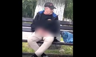 Bărbat filmat în timp ce se masturba pe o bancă, într-un parc din judeţul Cluj