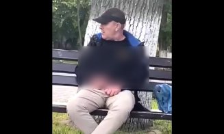 Bărbat filmat în timp ce se masturba pe o bancă, într-un parc din judeţul Cluj