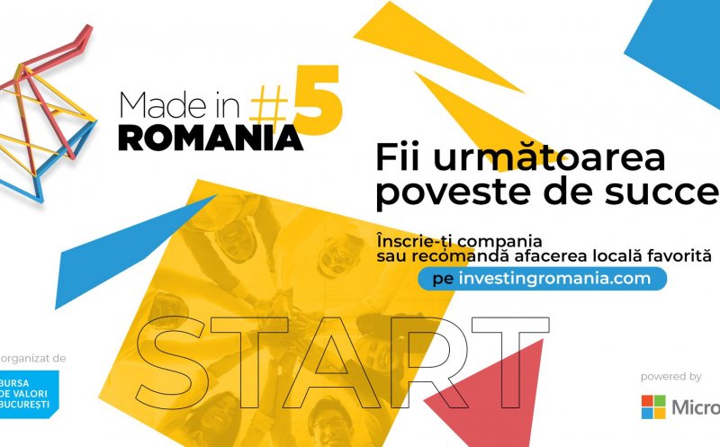 Înscrie compania locală favorită în programul Made in Romania al Bursei de Valori București