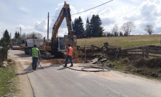 S-au reluat lucrările de modernizare pe un important drum județean din Cluj