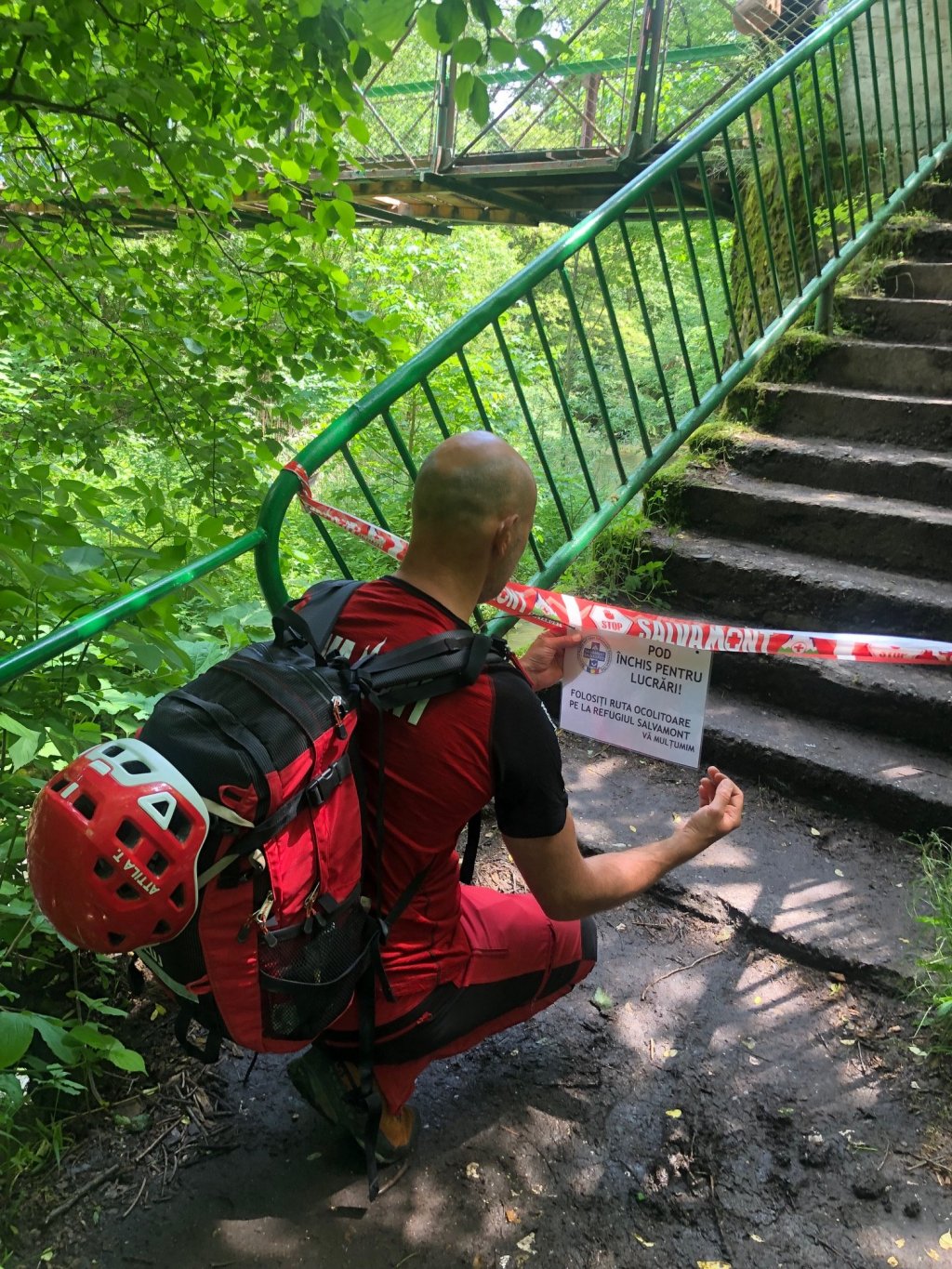 Atenție, turiști! Podul I din Cheile Turzii, închis pentru reparații