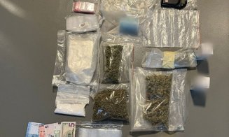 Traficanți de droguri, reținuți de polițiștii clujeni. Aprovizionau Clujul și încă două județe cu cannabis și cocaină