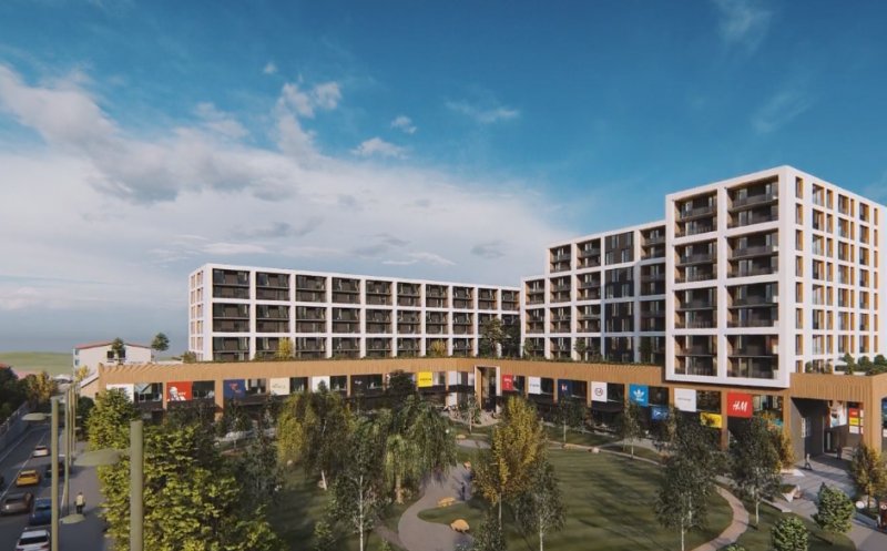 Verde pentru blocurile cu mall, parc și creșă din Bună Ziua