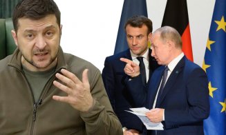 Zelenski, critici dure la adresa lui Macron: Dacă vrei să fii lider trebuie să te comporți ca un lider