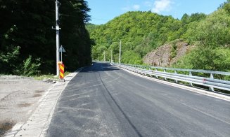 Un nou tronson din Drumul Apusenilor a fost asfaltat. Stadiul lucrărilor a trecut de 90%