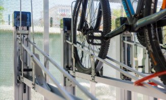 Parcări container pentru biciclete în Cluj-Napoca, la 53 de lei pe an. Supraveghere video şi acces cu card