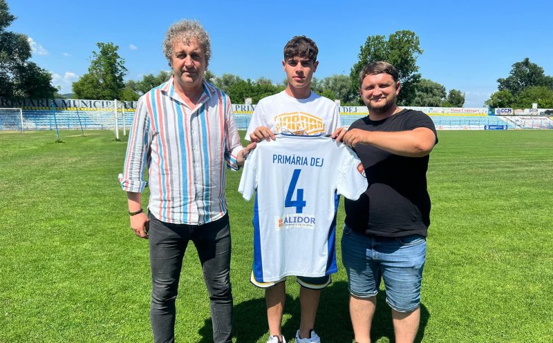 Un nou fotbalist de viitor se alătură Unirii Dej