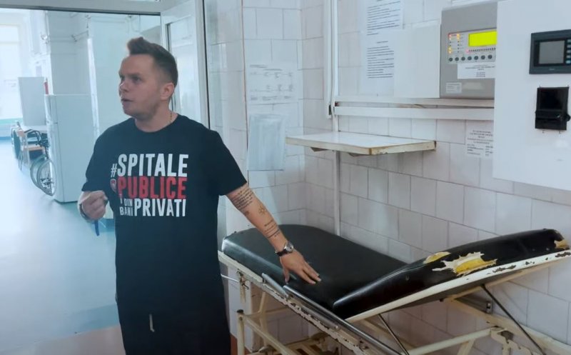 Codin Maticiuc, cât pe ce să-și rupă picioarele la Ortopedie Cluj: Cel mai în paragină spital pe care l-am vizitat. Se pot face filme de groază acolo
