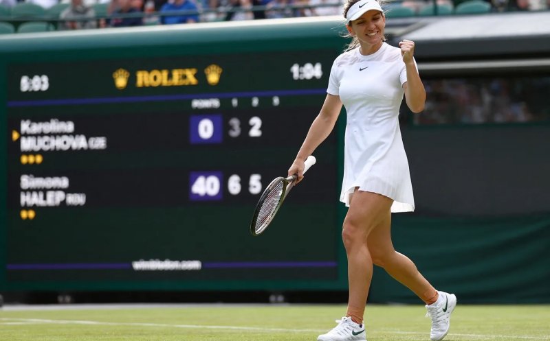 Simona Halep, calificare fără emoții în "careul de ași" la Wimbledon