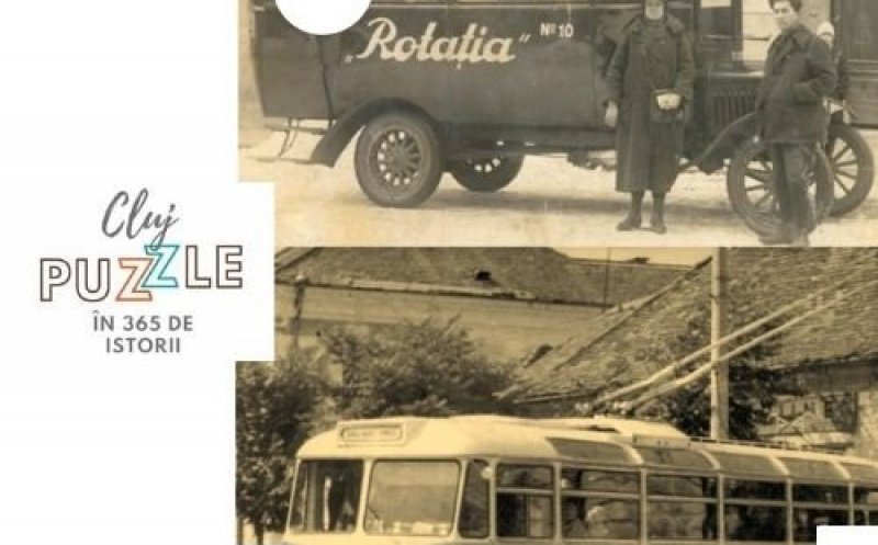 Istoria autobuzelor la Cluj-Napoca: După Primul Război Mondial, două autocamioane „Saurer" sunt folosite descoperite, cu etaj