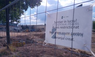 IMAGINI cu șantierul de la Sala Sporturilor „Horia Demian” din Cluj-Napoca