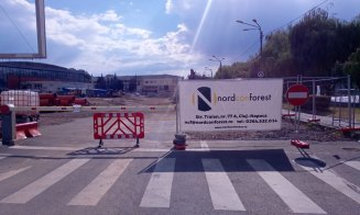 IMAGINI cu șantierul de la Sala Sporturilor „Horia Demian” din Cluj-Napoca