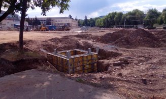 IMAGINI cu șantierul de la Sala Sporturilor „Horia Demian” din Cluj-Napoca