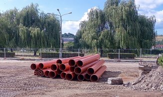 IMAGINI cu șantierul de la Sala Sporturilor „Horia Demian” din Cluj-Napoca