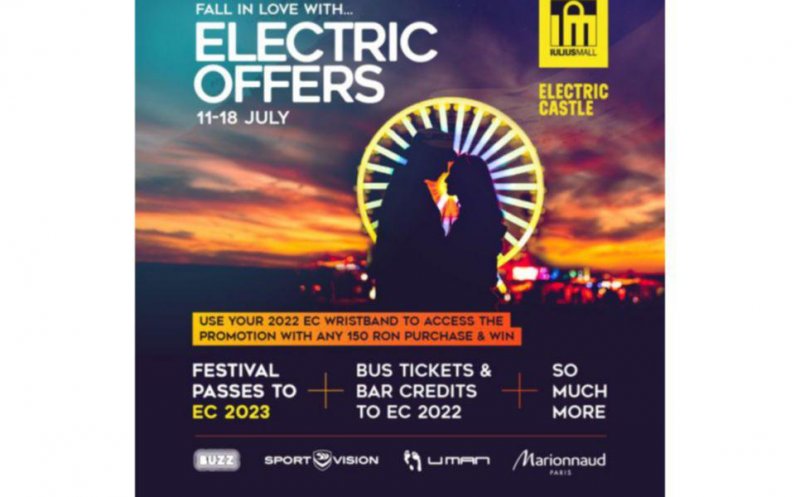 Iulius Mall Cluj x Electric Castle: Bus Station, oferte și reduceri personalizate, dar și alte surprize pentru festivalieri