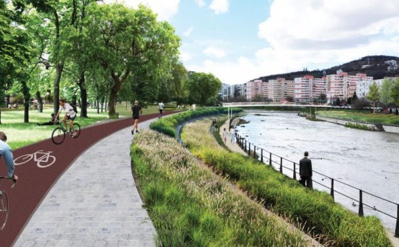 Cine vrea să ''deseneze'' pista velo Gilău - Apahida