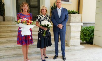 Jill Biden în pană de rochii? Rochia de la întâlnirea cu Oleana Zelenskaia la Casa Albă, e aceeași pe care a purtat-o în România, la întâlnire cu Carm