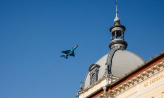 Avioane militare deasupra Clujului