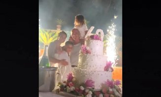 Rareş Bogdan şi-a sărbătorit frumoasa soţie în Italia