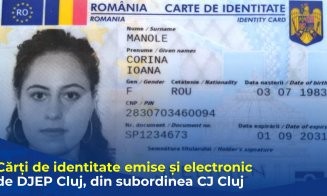 Buletinele se vor emite și electronic la Cluj, din 2 august. Care este procedura