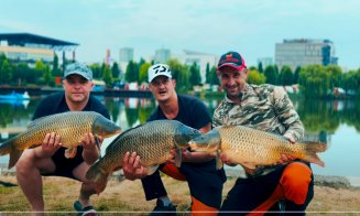 Captură impresionantă pe Lacul Gheorgheni din Iulius Parc