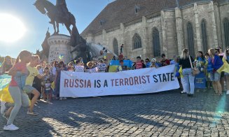 Mesajul ucrainenilor refugiați la Cluj de ororile războiului condus de Putin: „Rusia e un stat terorist/Mulțumim, România!”