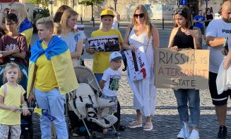 Mesajul ucrainenilor refugiați la Cluj de ororile războiului condus de Putin: „Rusia e un stat terorist/Mulțumim, România!”