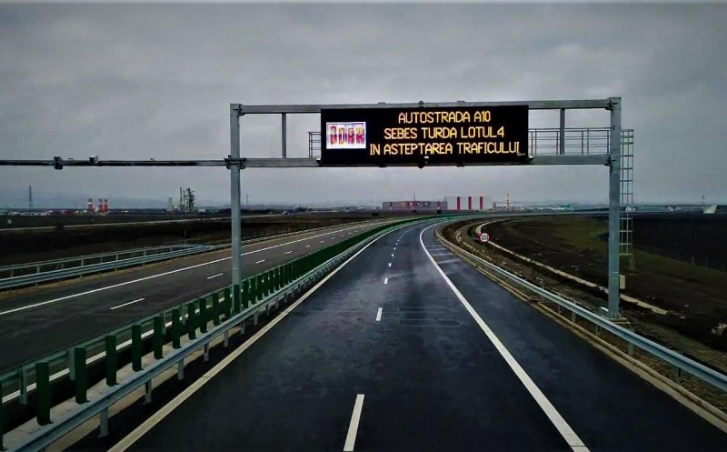 Atenție, șoferi! Restricții de circulație pe A10 Sebeș – Turda
