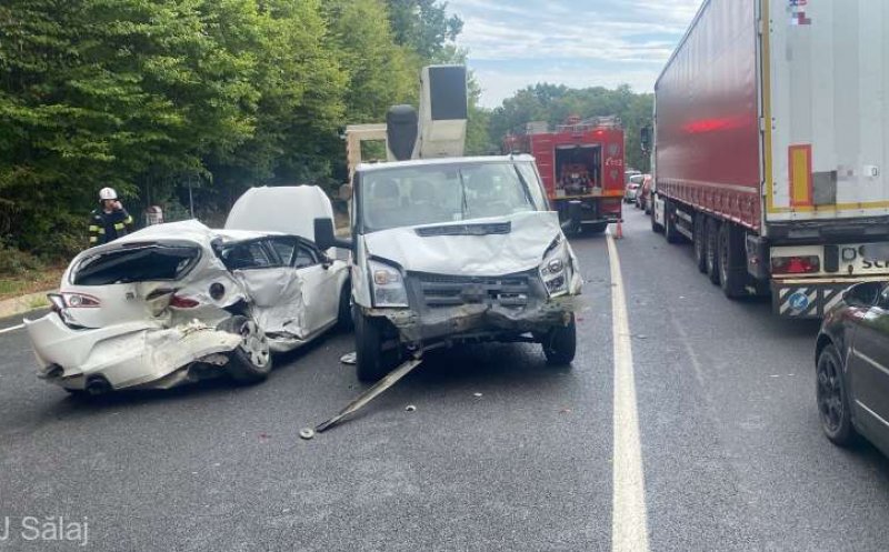 Accident MORTAL pe Cluj-Zalău. O mașină a intrat într-o camionetă condusă de un clujean