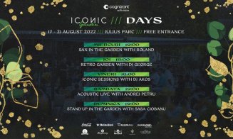 Trăiește Iconic Days în Iulius Parc: jazz, muzică retro, stand-up comedy și delicii urbane