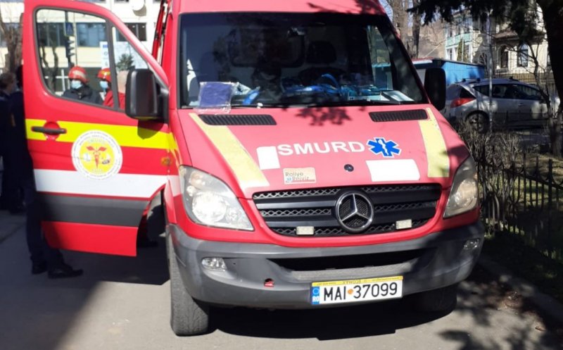 Femeie căzută de la etaj în Gheorgheni