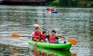 Cu caiacul pe Lacul Gheorgheni! Proiect susţinut de RADP Cluj-Napoca