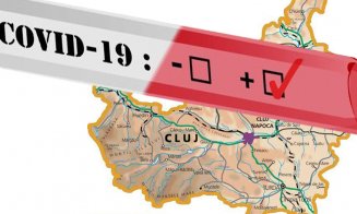 Incidenţa COVID în judeţul Cluj: "Fruncea" pe ţară