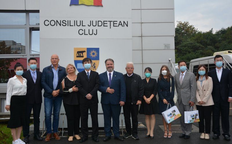 Delegație oficială din China, la Consiliul Județean Cluj. Despre ce s-a discutat