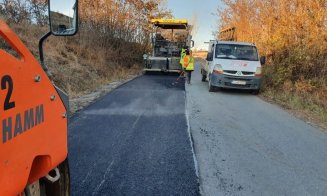 Noi reparații pe un important drum județean din Cluj