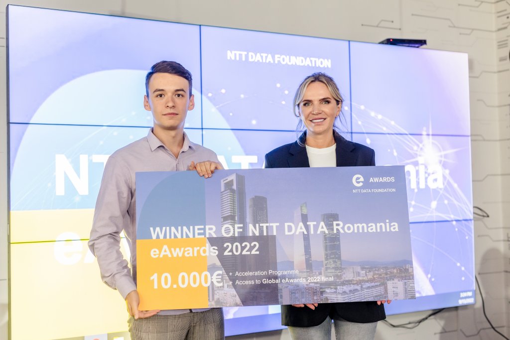 Premiile NTT DATA eAwards. Compania japoneză din domeniul IT premiază un start-up românesc