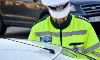 Clujeancă, prinsă la volan fără permis. Gonea ca la curse pe DN1