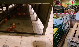 Kaufland Cluj a fost amendat cu 100.000 lei. Legume și fructe cu mucegai, putregai și aruncate pe jos în spații insalubre