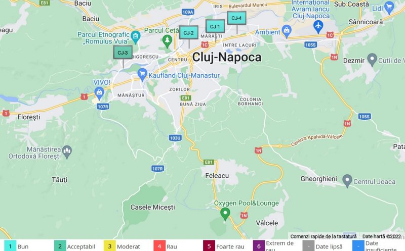 Ministerul Mediului a lansat aplicaţia de mobil CalitateAer. La Cluj se montează analizoare