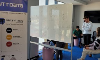 NTT DATA a inaugurat Innovation Science Café, un spațiu educațional destinat studenților UBB Cluj